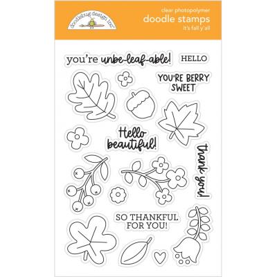 Doodlebug Great Outdoors Clear Stamps - It's Fall Y'all